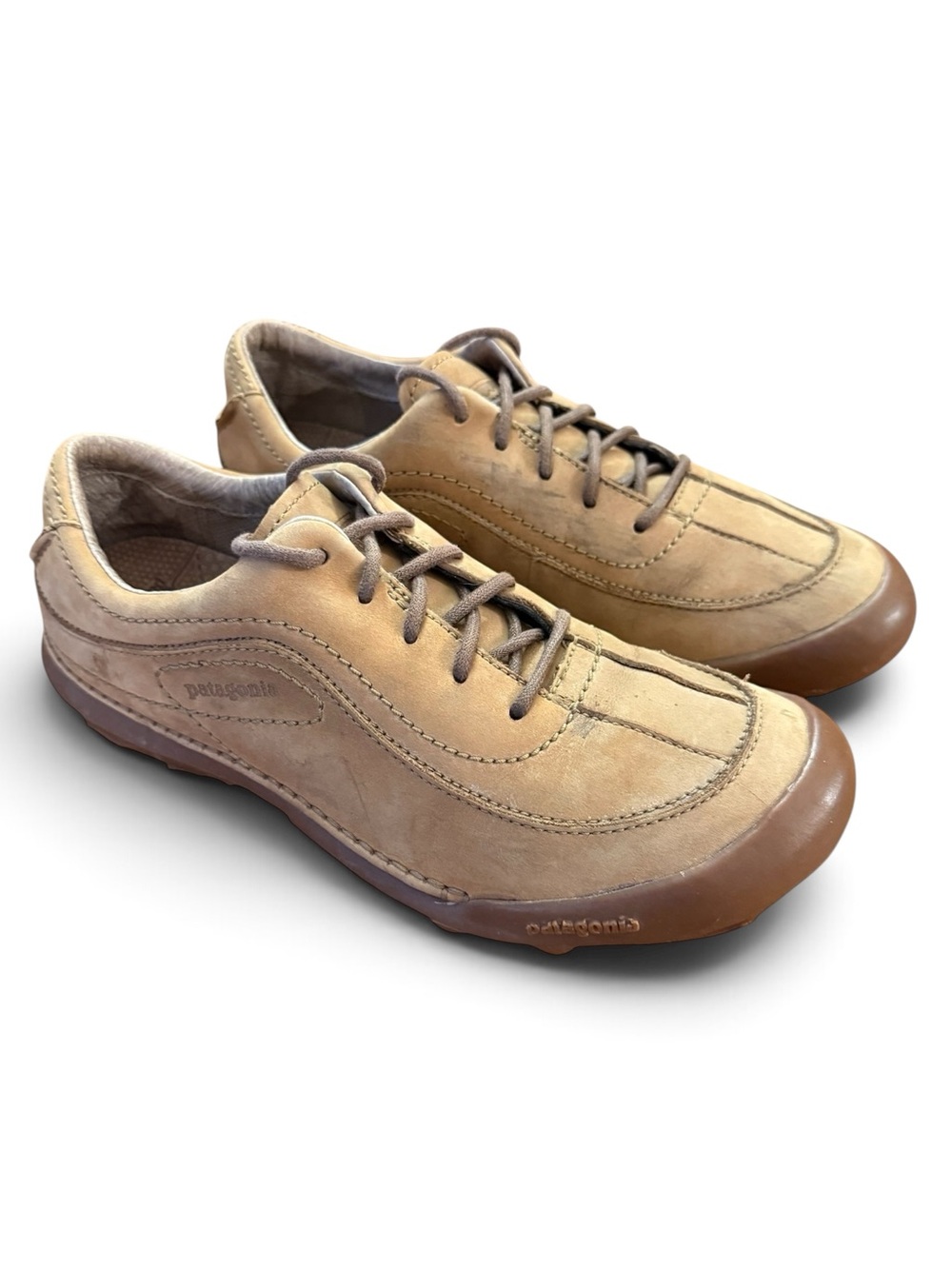 Patagonia Balsam Light Teakwood Suede Leather Trail Hiking Shoes Men’s 7.5